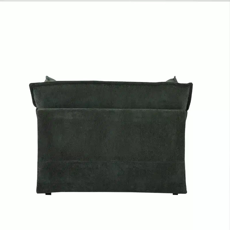 Poltrona d'accento in ciniglia, monoposto, oversize, verde / rosa / bianca