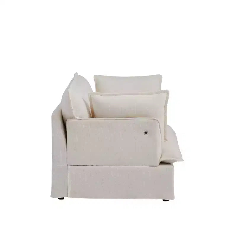 Poltrona d'accento in ciniglia, monoposto, oversize, verde / rosa / bianca