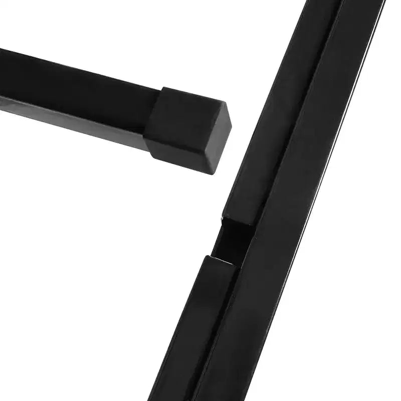Letto a castello nero moderno in metallo "Twin-Over-Twin" per 2 persone