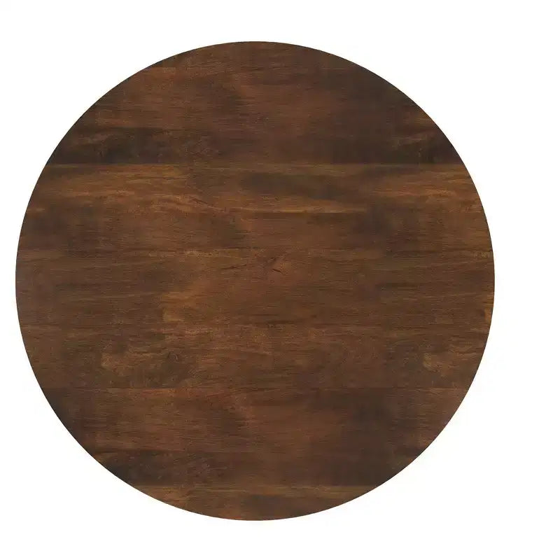 Tavolino da caffè Farmington SOLID MANGO WOOD 38 pollici Rotondo Moderno Urbano a Tamburo