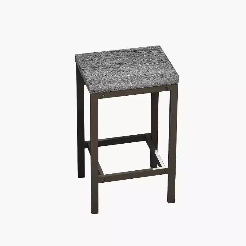 Set tavolo da pranzo in MDF grigio/naturale per 3 persone, 4 pezzi