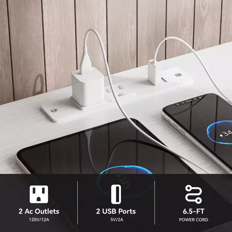 Cassettiera bianca a 9 cassetti con supporto TV a LED e stazione di ricarica, per 1-2 utenti