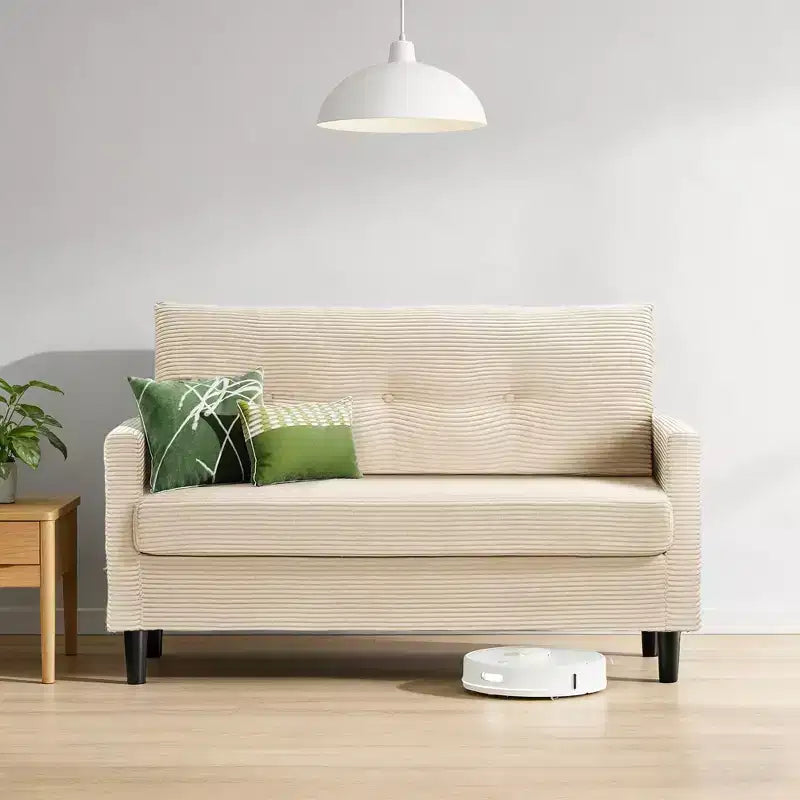 Dyonery Small Loveseat Sofa,50Comfy Couch with Thick Cushions,Tool-Free Assembly Loveseat for Bedroom Small Loveseat for Small Spaces